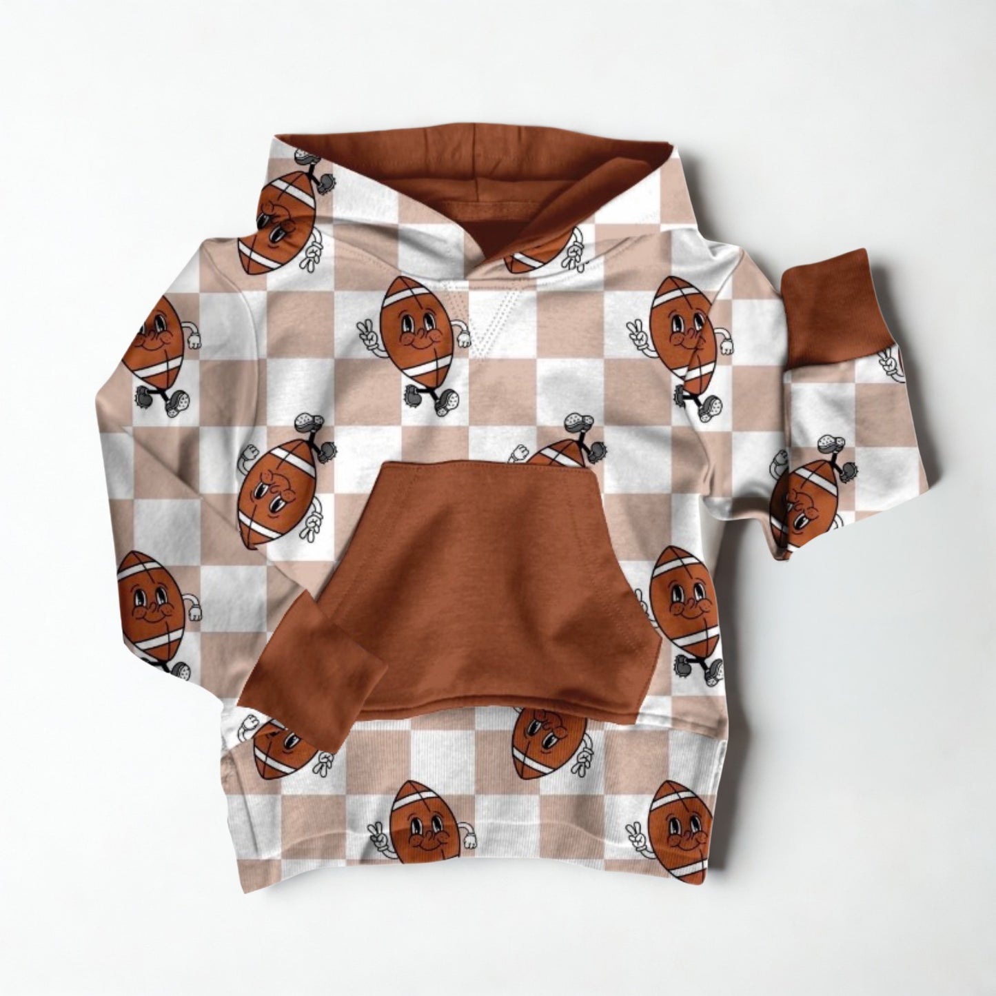 Friday Night Checks Kids Hoodie- Touchdown Pre-Order