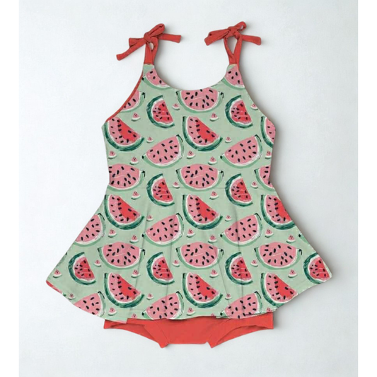 Sweet Slice Tie Twirl with Bloomers-  Beach Vibes Pre-Sale