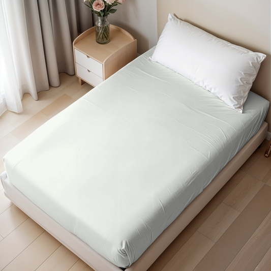 White Solid Fitted Sheet- Oh Sheet Pre-Order