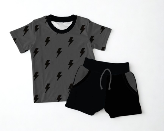 Voltage Vibes Tee w/ Short Set- School Pre-Sale