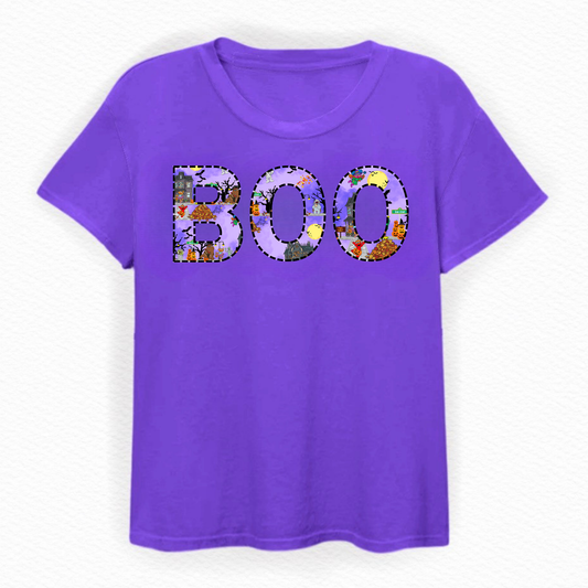 Trick or Treat &me Street BOO Embroidered Tee- Halloween 26 Pre-Order