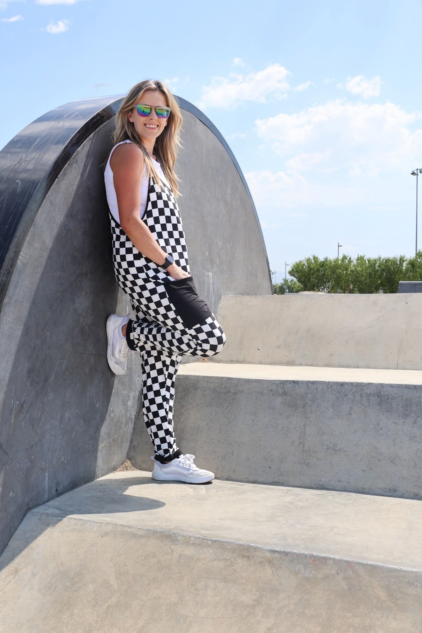 Rebel Grid Women’s Jumpsuit- Tiny Rebel RTS