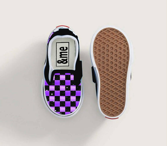Purple Static Canvas Low- Pre-Order