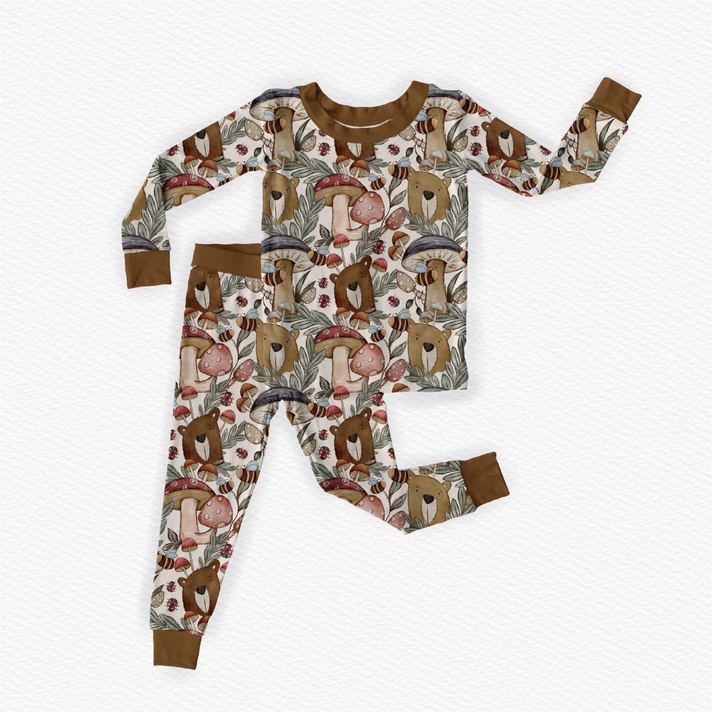 Beary Cute Long Sleeve/Pant Pj Set- Autumn Pre-Order
