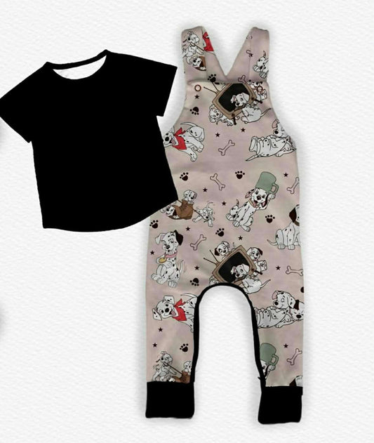 101 Spots Overalls with Tee- RTS