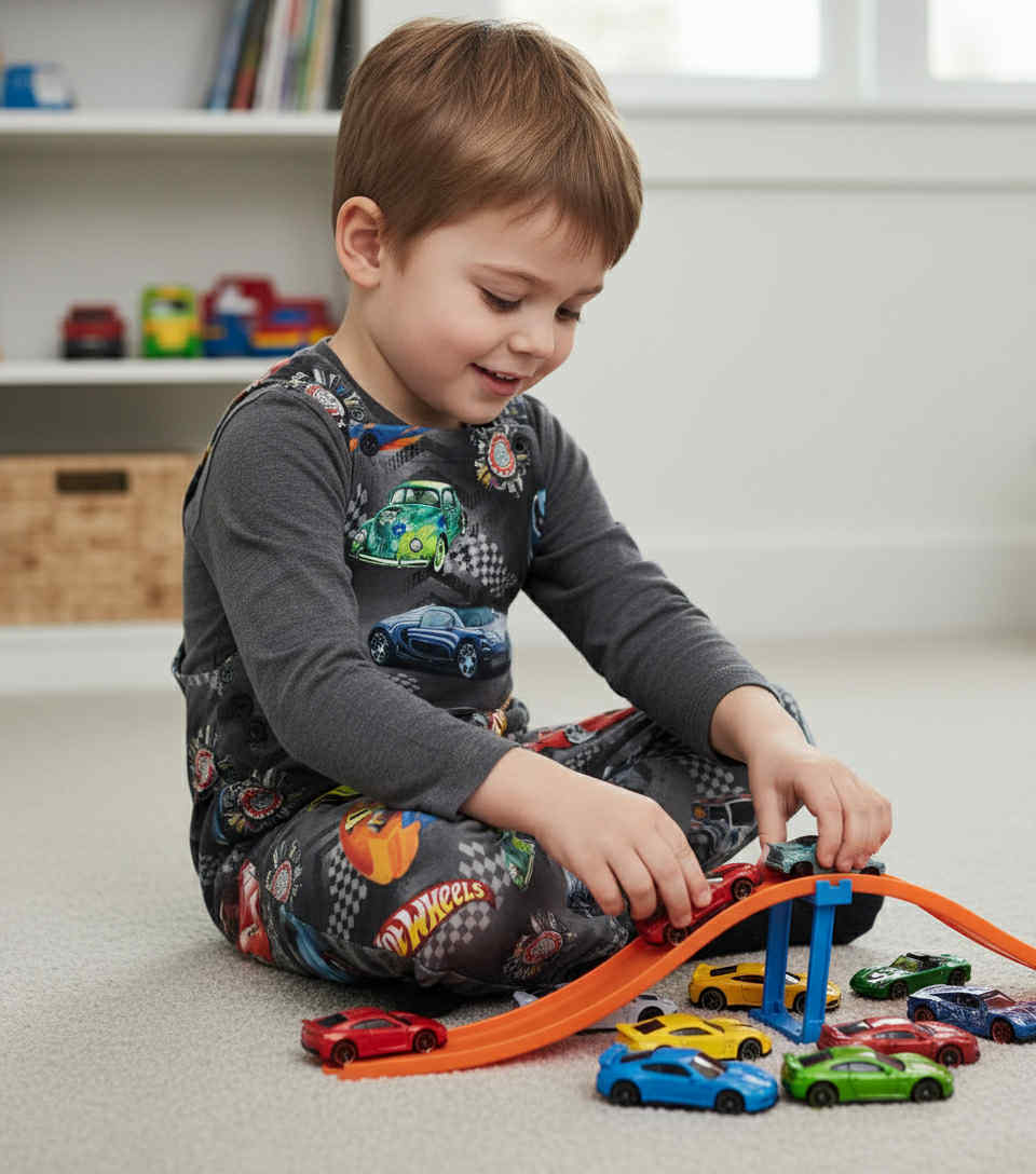 Revved Up Overalls with Tee- RTS