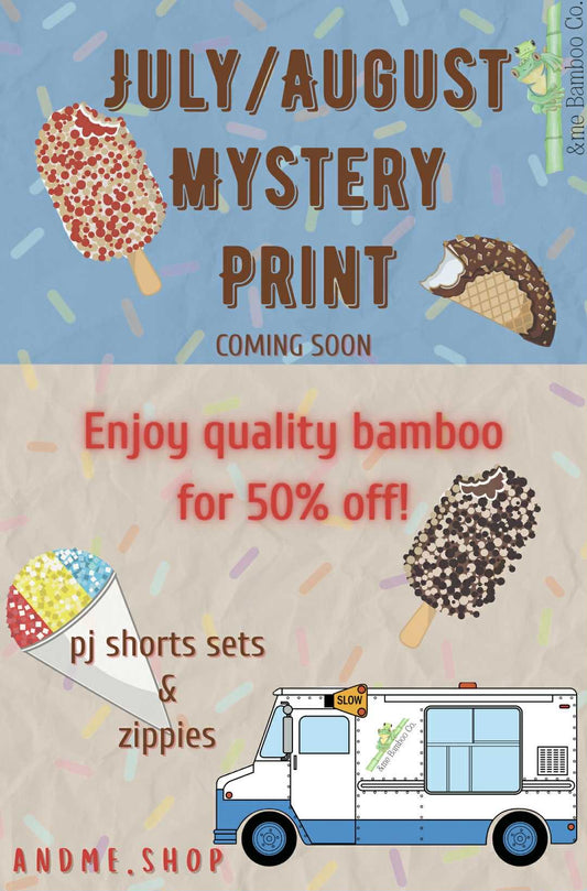 August Bamboo club- 2 piece tee and shorts