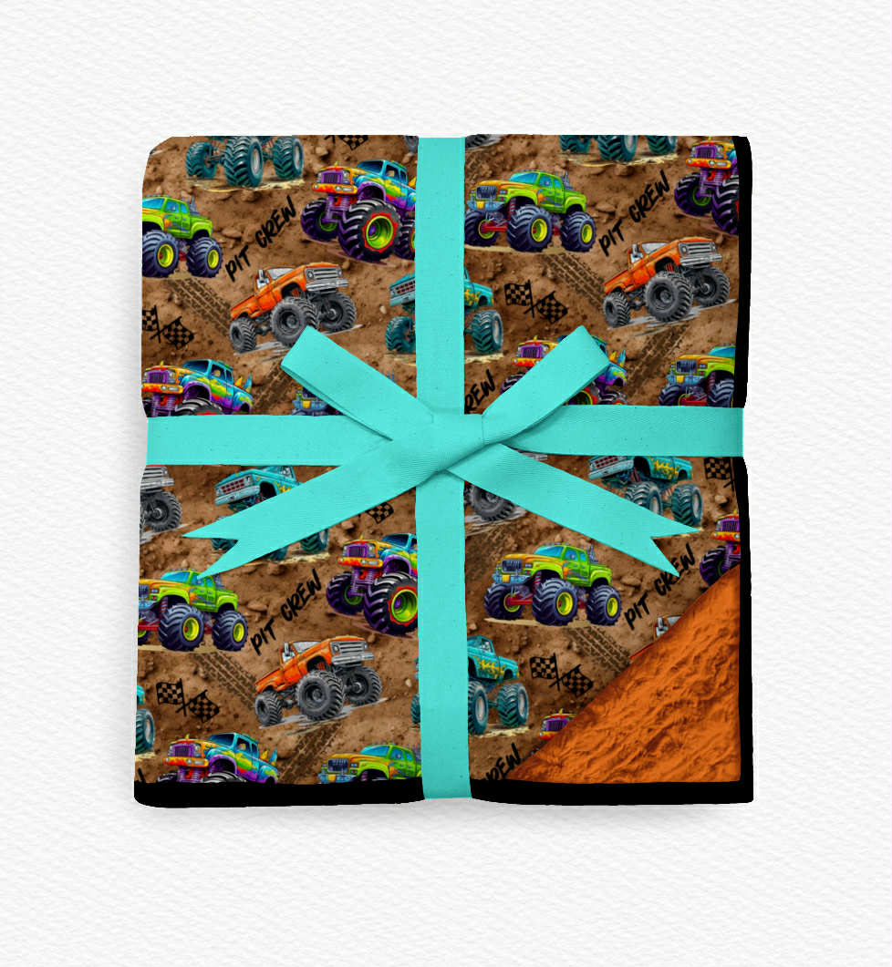 Dirt Rider Minky Blanket- RTS