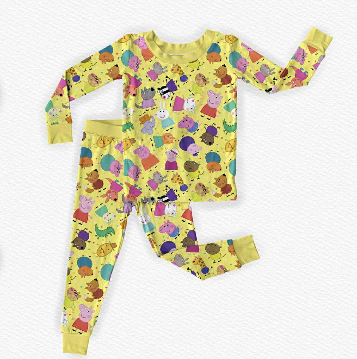 Pig Pals Long Sleeve/Pant Pj Set- Shows Pre-Order