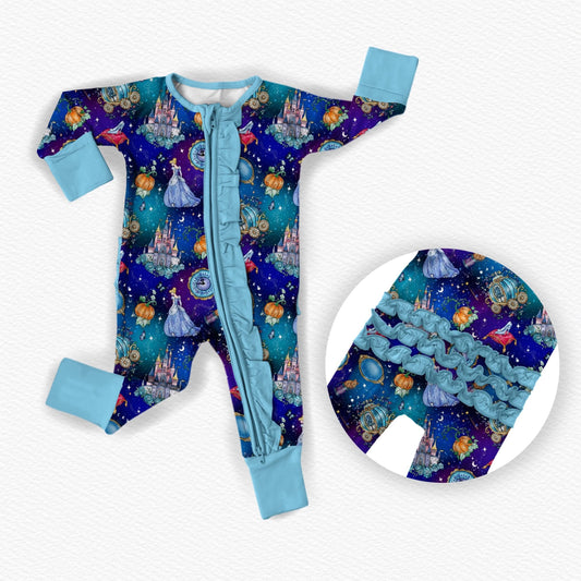 Glass Slipper Ruffle Zippy- Royalty Pre-Order