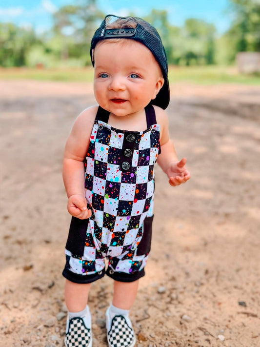 Rebel Raceway Short Overalls- Splatter LF RTS