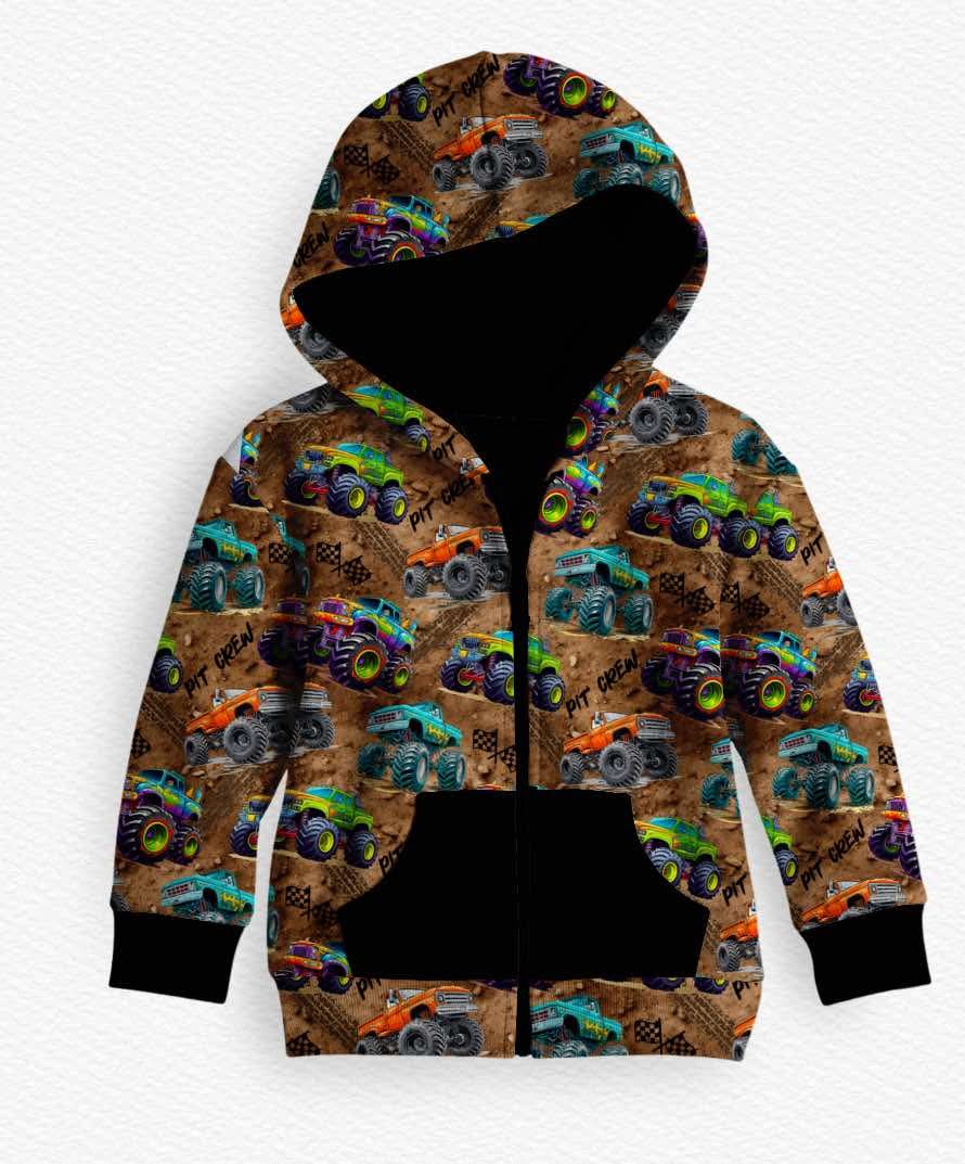 Dirt Rider Kids Hooded Zip Up- RTS