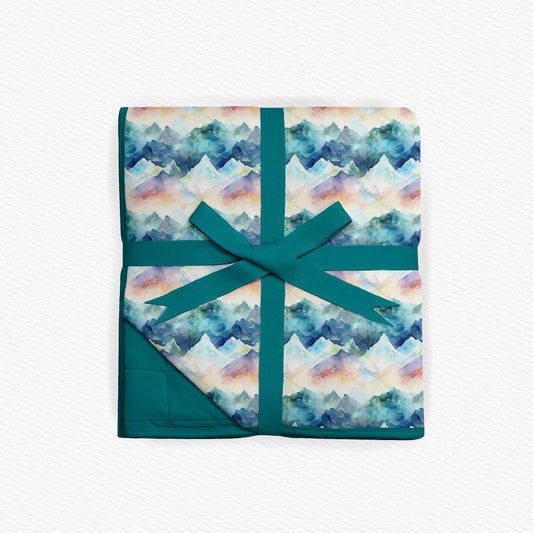 Denali Quilted Blanket- Winter Blues Pre-Order