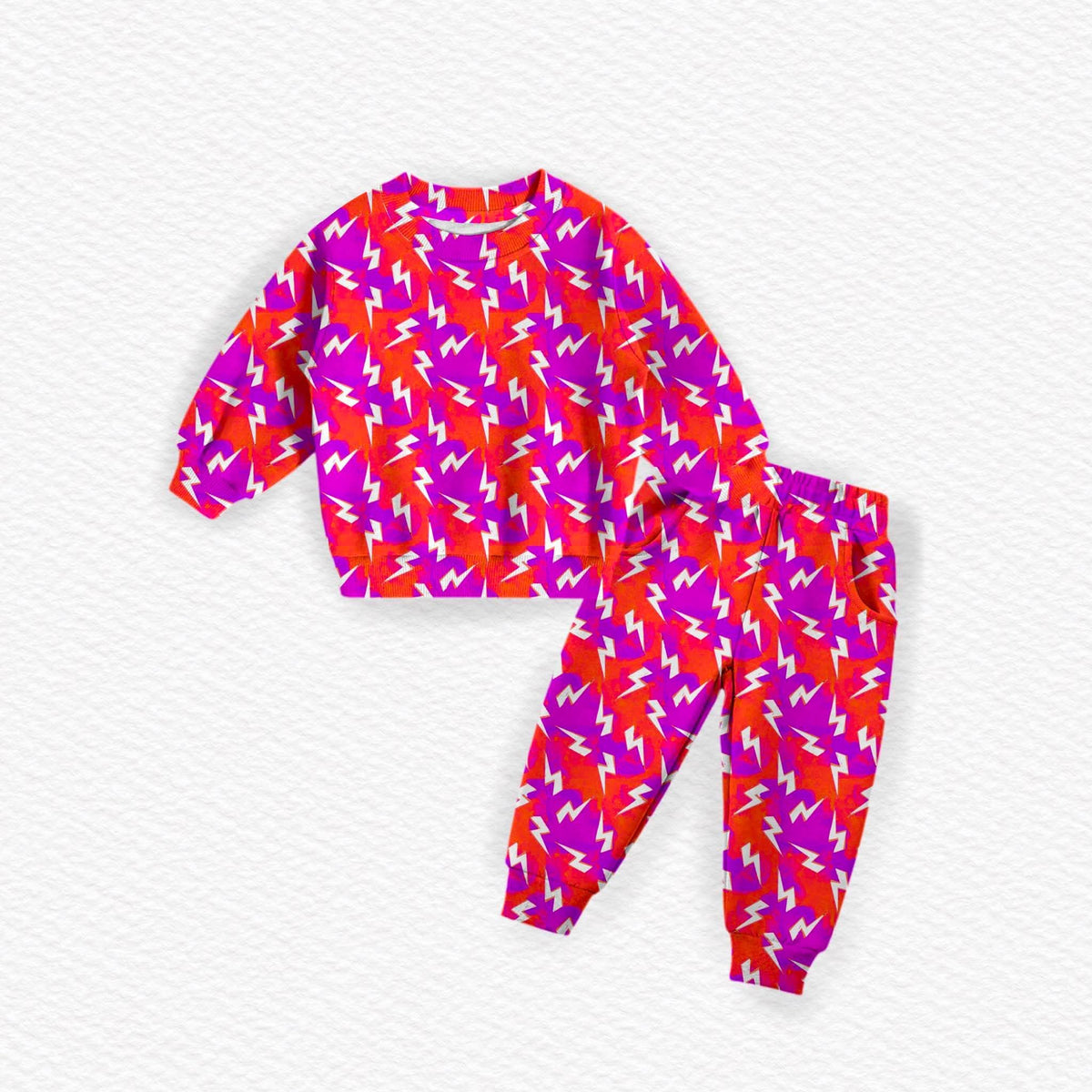 Electric Mayhem Kids’ Crewneck/Joggers Set- Punk/Rock Pre-Order