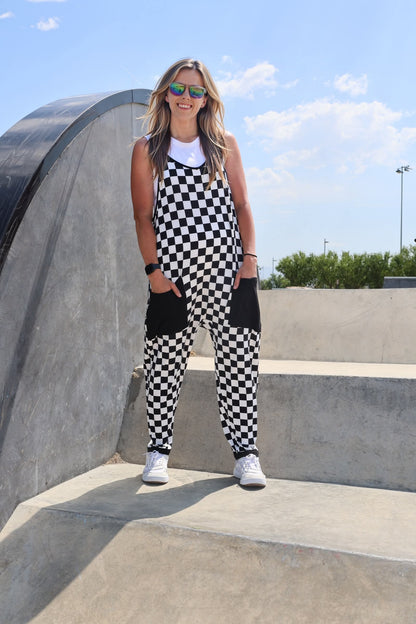 Rebel Grid Women’s Jumpsuit- Tiny Rebel RTS