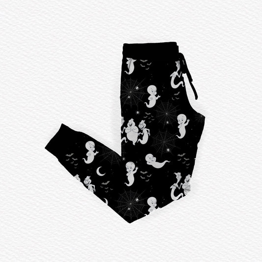*Glows In The Dark* Friendly Glow Adult Joggers - Ghost Pre-Order