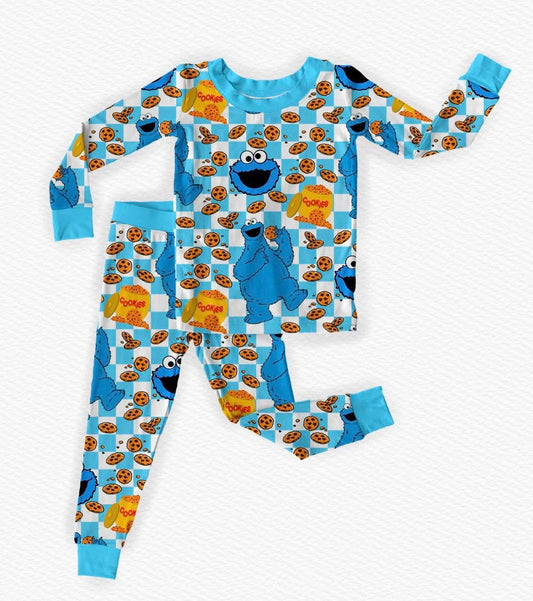 Me Love Cookies Long Sleeve/Pant Pj Set- Street Friends Pre-Order