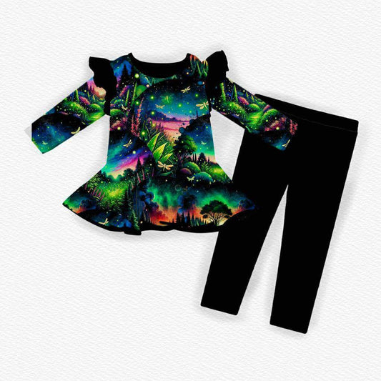 Lantern Skies Peplum Set- Fall Pre Order