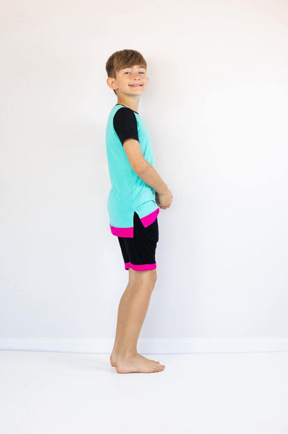 Retro Splash Kids Tee & Short Set- RTS