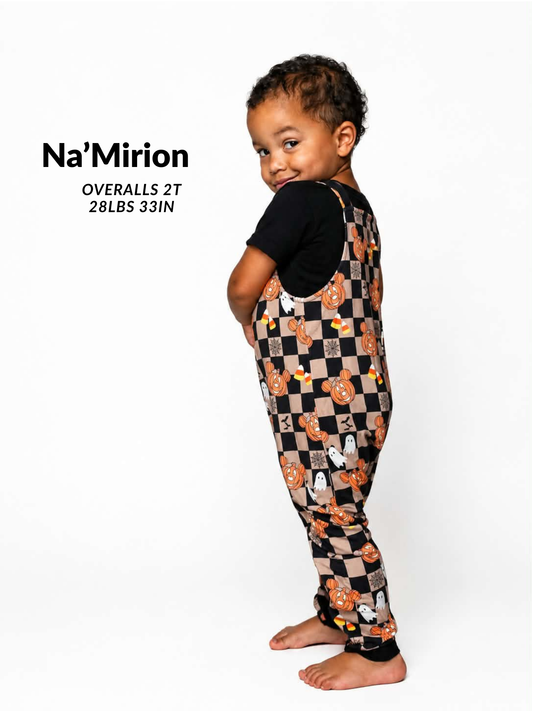 Gourd-geous Mouse Overalls- Halloween 26 RTS