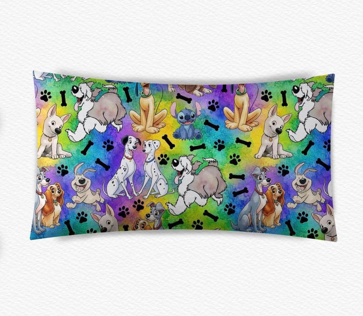Colorful Canines Standard Pillow Case- Magic Day LF Pre-Order