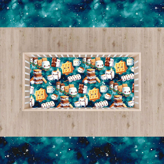 Campfire Snacks Crib Sheet- Pre Order