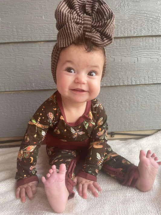 Moth Mayhem Adaptive Crescent Zip Romper- Fly RTS