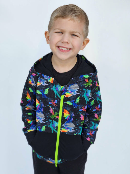 Wings of Midnight Kids Hooded Zip Up- Fly RTS