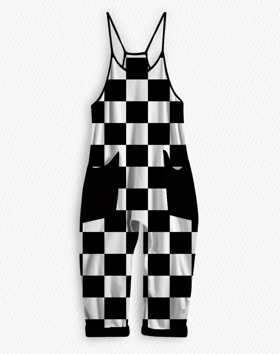 Rebel Grid Women’s Jumpsuit- Tiny Rebel RTS