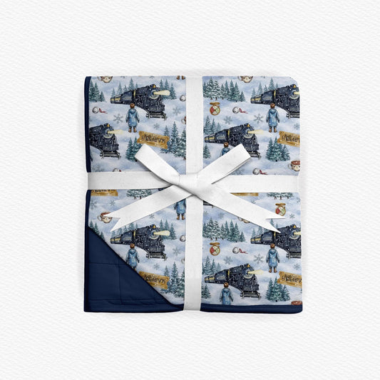Believe Quilted Blanket- Christmas 26 Pre-Order