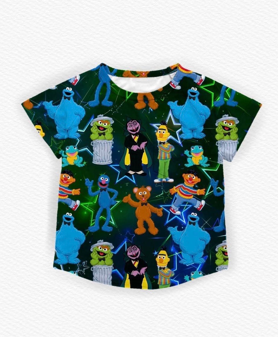 Neighborhood Stars Kids Pocket Tee- Street Friends Pre-Order