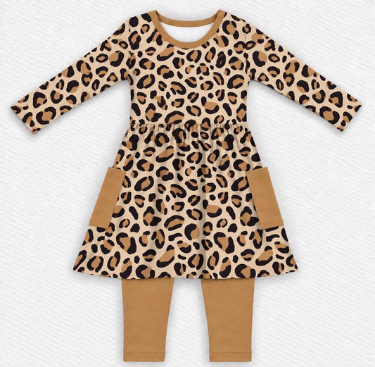 Renegade Roar Long Sleeve Twirl w/ Leggings- Tiny Renegade Pre-Order
